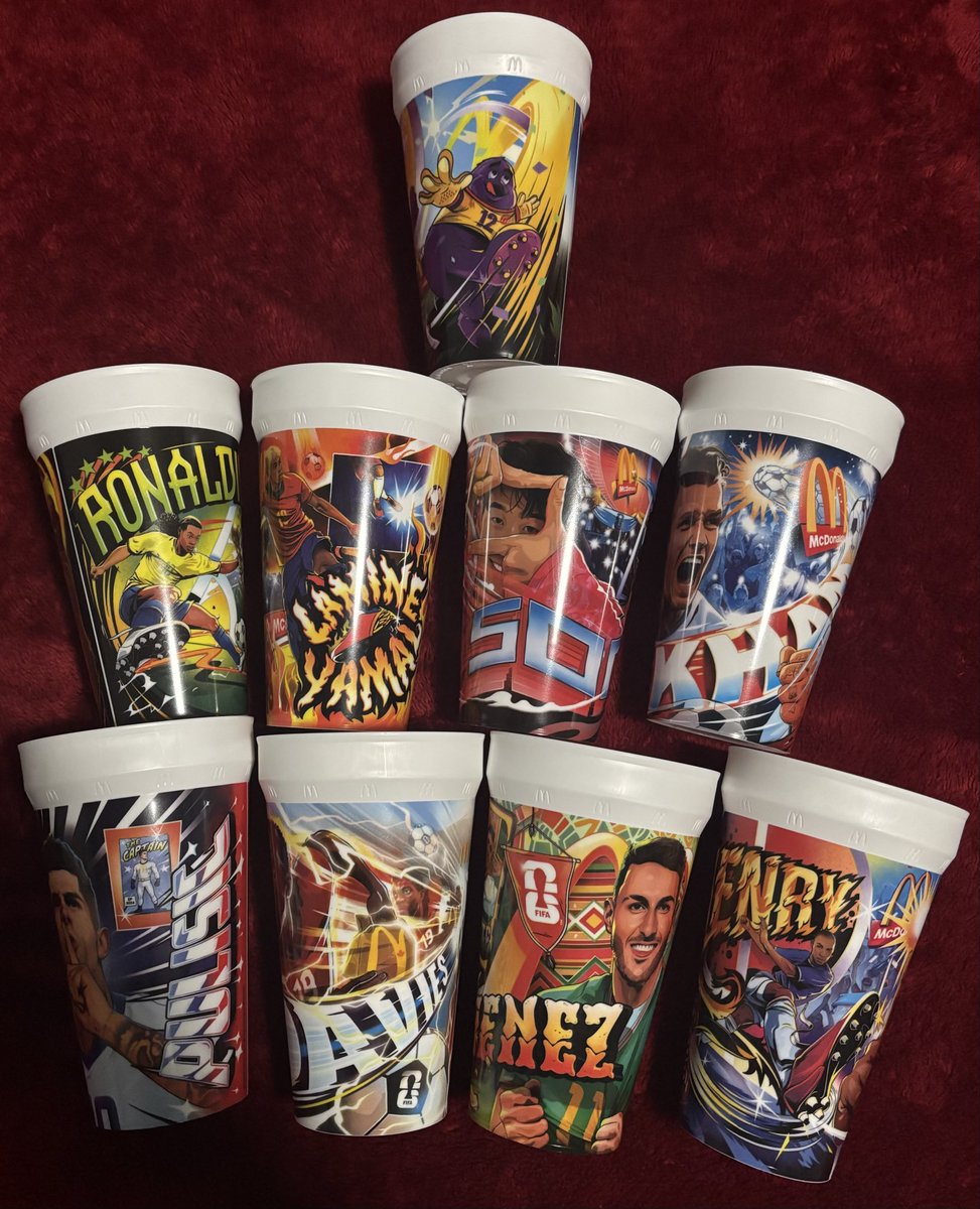 FUNSNIPED's tweet photo. @McDonalds finally completed the set 🔥🔥 #Fıfaworldcup #mcdonalds https://t.co/ICiBs7Malv