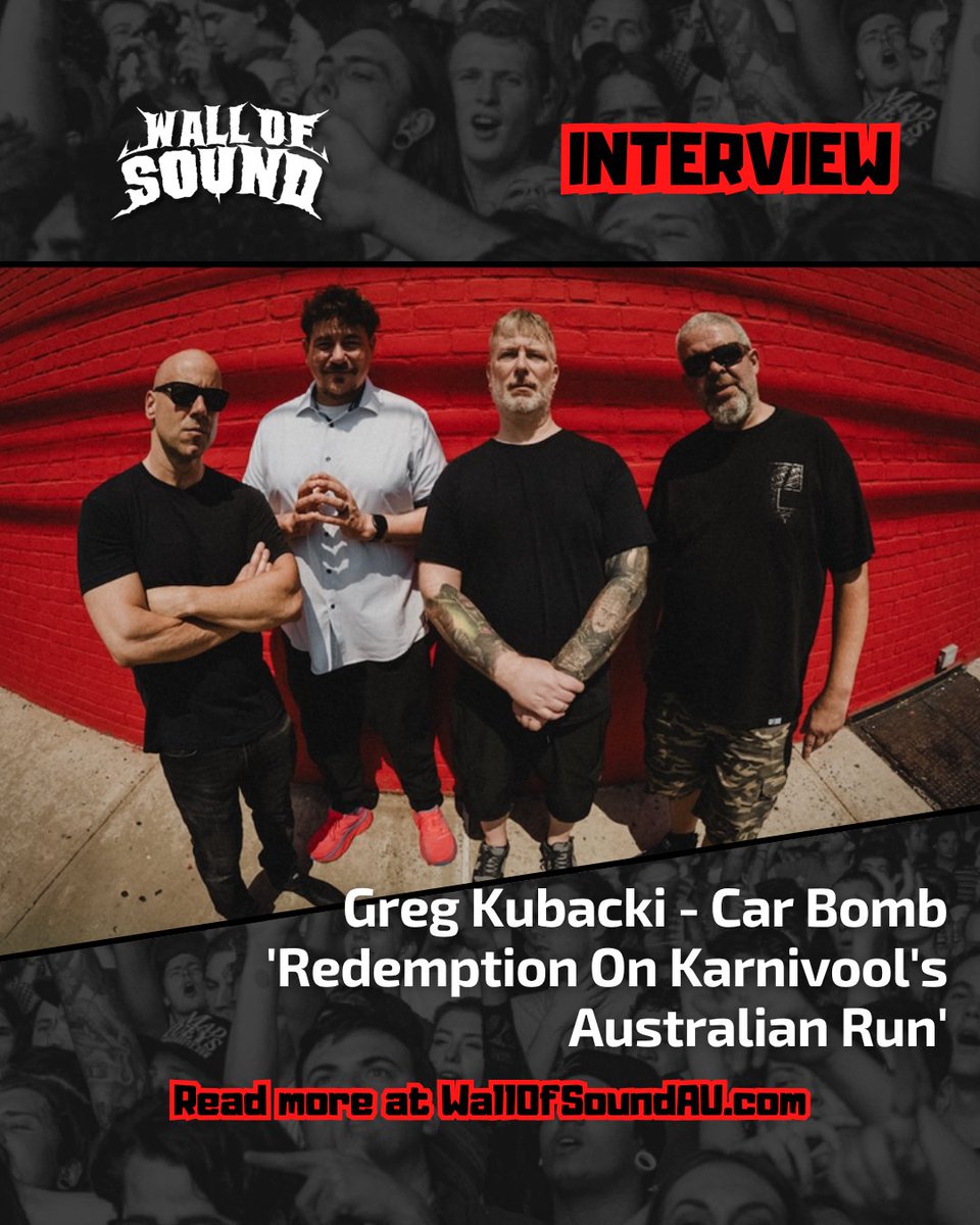 wallofsoundau's tweet photo. After a failed first crack at touring Australia, New York Mathcore freaks Car Bomb are set to ignite on their support run with Karnivool and TesseracT kicking off this weekend.

We chat with Greg Kubacki all about it and what to expect.

https://t.co/U1f4OSDUMI https://t.co/TwxdFGmFdL