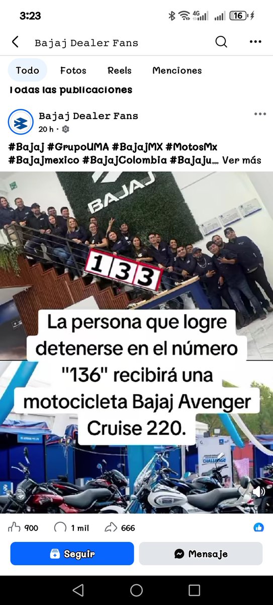 mushichef's tweet photo. @Profeco que se puede hacer en este caso, participe en una promocion en Facebook, y supuestamente me gane tres motos, pero es puro fraude pues no enlaza a ninguna página de la marca su mensaje. https://t.co/SifOJMkzvu