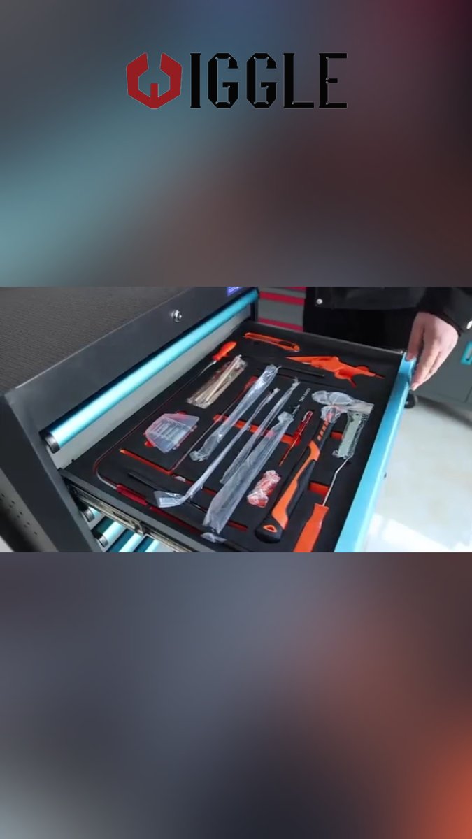 wiggle198's tweet photo. 7-layer cart locks tools in molded EVA slots. Thick cold-rolled steel resists oil/rust; smooth slides ensure easy gliding. Organized, durable, secure. 🔒
DM for catalog &amp; pricing.
https://t.co/hHIe6ZI39A
#AutoRepair #ToolStorage #Workshop #fyp #foryou https://t.co/AF57sMs1xi