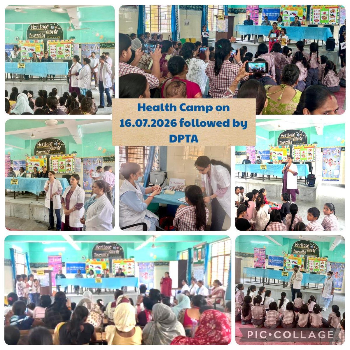 MCD_Delhi's tweet photo. A School Health Camp was organised at MCPS Pul Prahladpur Girls School by SHS, MCW Okhla Phase-I.

The camp included health screening and medical check-ups for students, facilitating early identification of health concerns and promoting overall well-being.

@LokNiwasDelhi @gupta_rekha @CMODelhi @praveshwahi

#SchoolHealthCamp #StudentHealth #HealthScreening #StudentWellbeing #MCDHealth #MCDDelhi