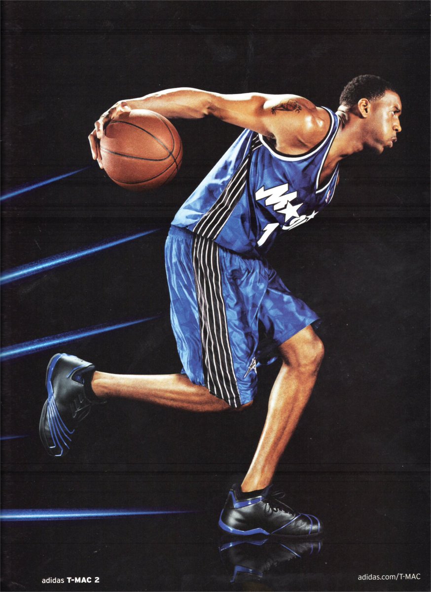 AuxGod_'s tweet photo. Tracy McGrady Adidas “T-Mac 2” ad (2002) https://t.co/isgu8HbNsn