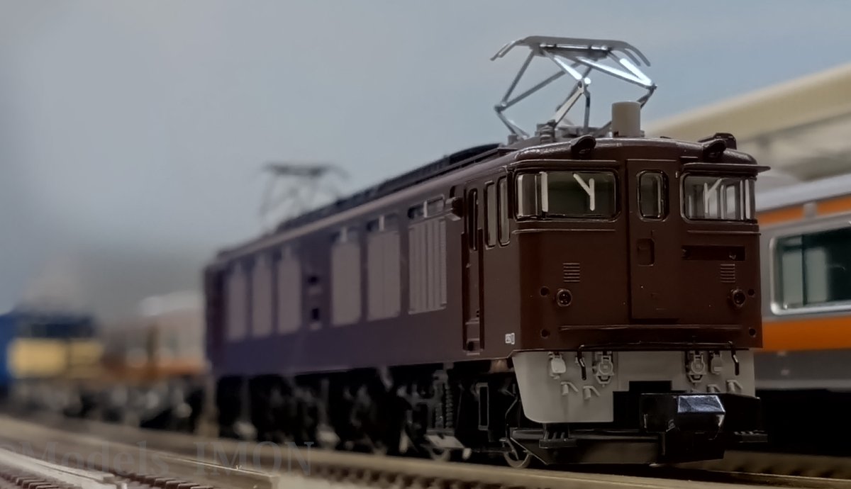 37×38力を合わせて】 本日発売のEF64 5次形高崎車と合わせて茶色塗装の