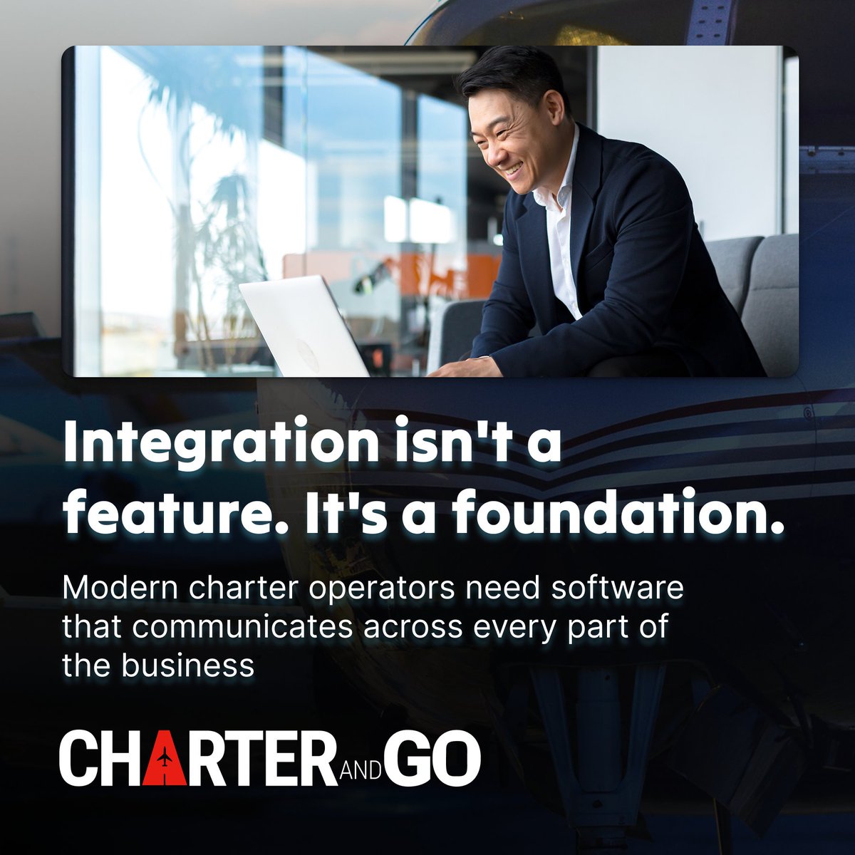CharterAndGo's tweet photo. Integration isn't a feature. It's a foundation.
Modern charter operations need software that works together. Charter and Go's open APIs connect the systems you rely on, helping your team work smarter and operate more efficiently.

#AirCharter #OpenAPI #BusinessAviation https://t.co/R3CHmm7kQ7