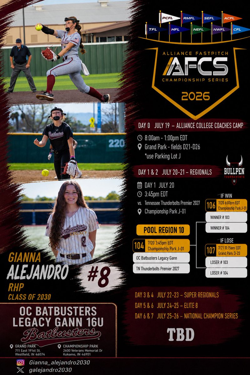 galejandro2030's tweet photo. Heading to Alliance Nationals Next week! Come watch us ball out!!! 🥎 @16uGannlegacy https://t.co/5tz4A9DrHU