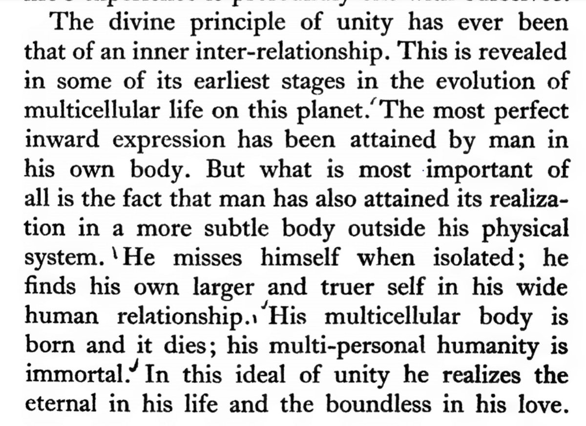 twitatreyee's tweet photo. Tagore channeling Advaita in the 1931 essay Religion of Man. #teachingtoday https://t.co/6Ukubv7Jdb