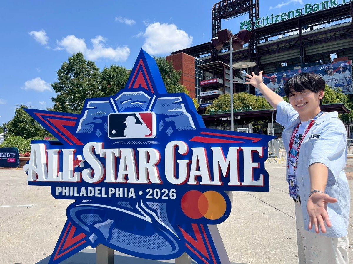 oricon's tweet photo. なにわ男子・藤原丈一郎、
初のMLBオールスターを弾丸取材🇺🇸
⠀
熱烈逆オファーで実現
「大暴れする様子をお楽しみに❗️」
https://t.co/7x1BY7bA1R
⠀
7/18(土)25(日)『せやねん！』
「せやねん！スポーツ」に出演 https://t.co/cHCiIeFEAb