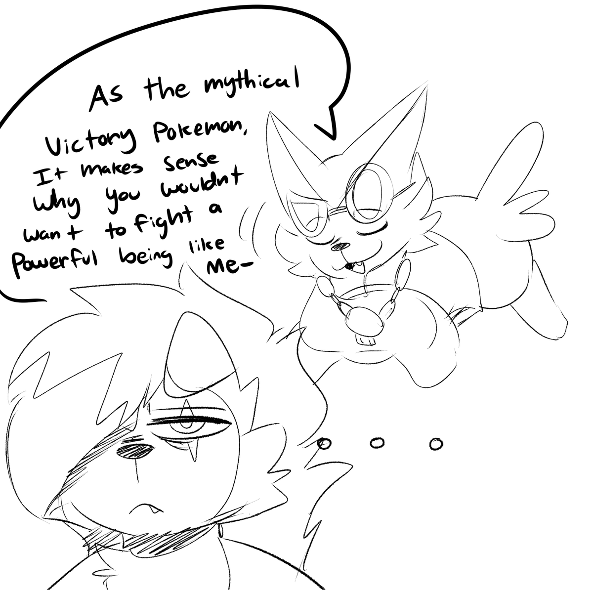 Tastykikwi's tweet photo. Just because youre a mythical doesnt mean you cant get churned into Lycanroc fat. https://t.co/7tPv9WJpnL