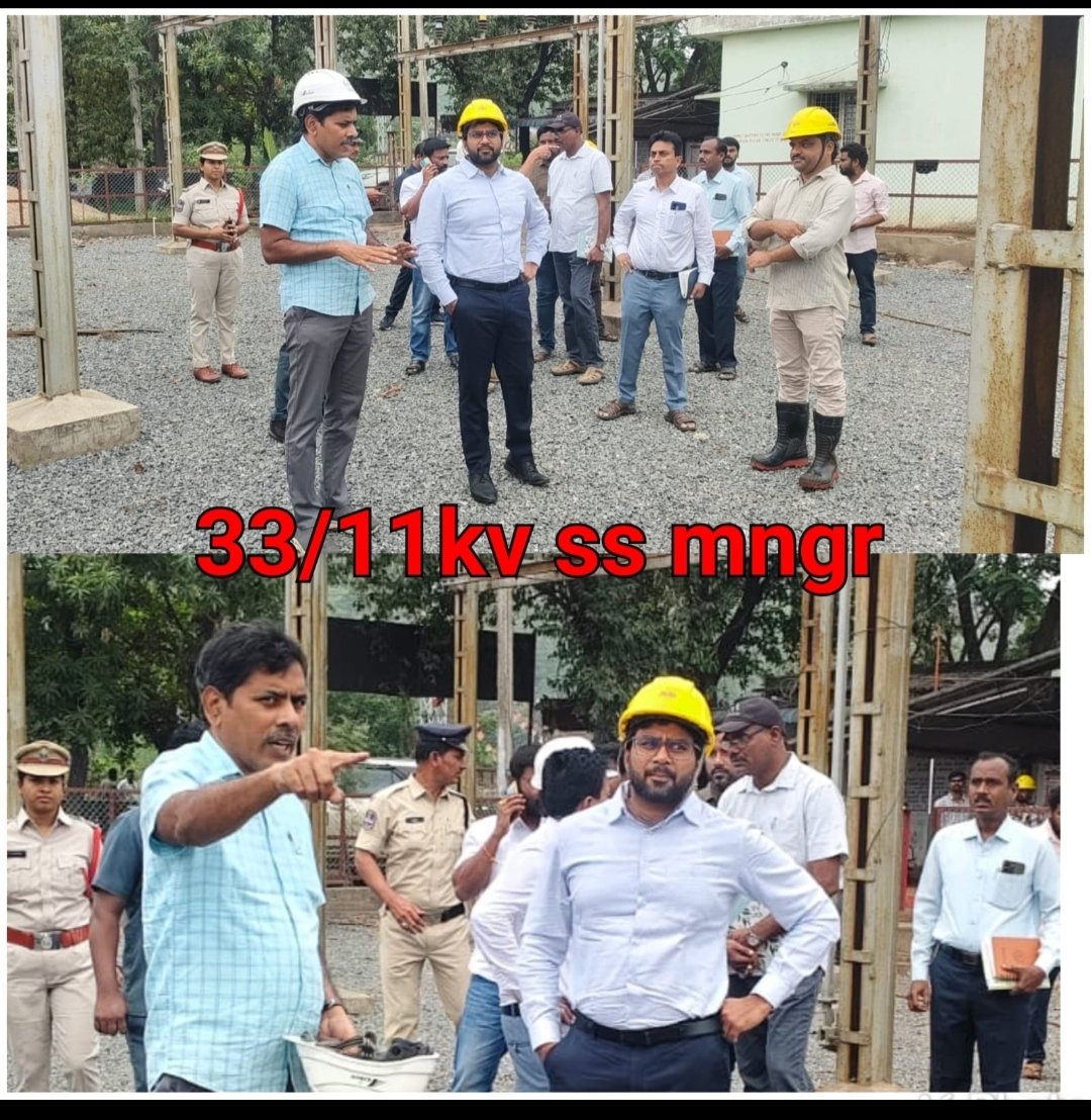 TG_NPDCL's tweet photo. ⚡ TGNPDCL – Bhadradri Kothagudem | 16.07.2026 ⚡

Hon'ble CMD Shri Karnati Varun Reddy conducted an extensive field inspection across Manuguru & Bhadrachalam Divisions.

📍 Inspected the 33/11 kV Manuguru Substation, ERO Office, SPM Shed, Division/Sub-Division & Section Offices.

🌱 Planted saplings to promote a greener environment.

🤝 Interacted with O&M staff and consumers on quality power supply and service delivery.

📊 Reviewed developmental works and inaugurated the Emergency Mobile Transformer Trolley at Bhadrachalam Town Section.

🦺 Emphasized strict adherence to safety protocols during all field operations.

⛏️ Also visited PK OC-2 Mine, SCCL Manuguru, and interacted with Singareni officials on coal availability and different coal grades.

⚡ Committed to strengthening infrastructure, ensuring safety, and delivering reliable power to consumers.

#TGNPDCL #BhadradriKothagudem #QualityPower #SafetyFirst #Infrastructure #PowerForAll 🌿⚡