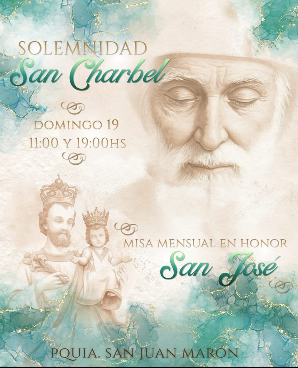 PedroDomsic's tweet photo. San José 🕊️ San CHARBEL https://t.co/sDsACHp0ju