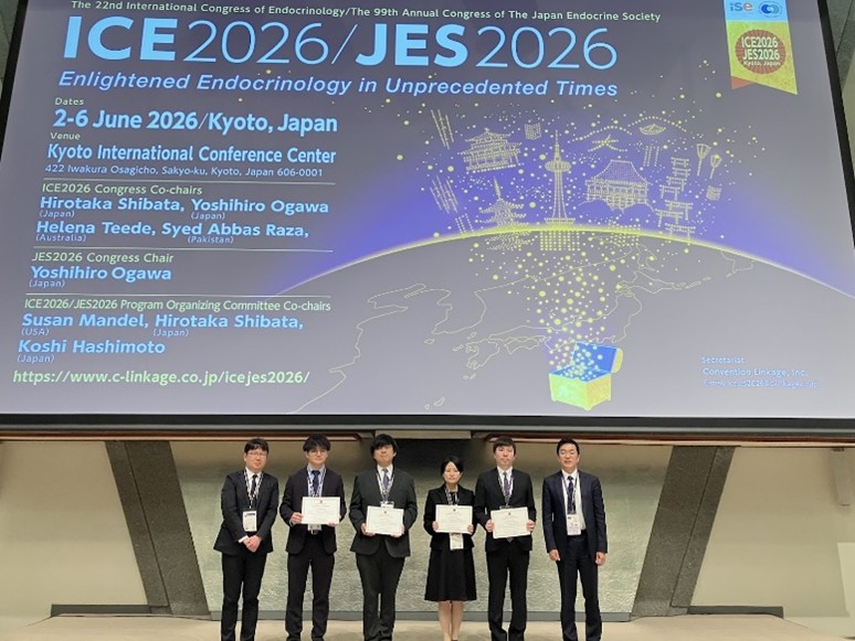 JES_Endocrine's tweet photo. YIA Presentationでは、若手研究者がこれまで積み重ねてきた研究成果を熱意あふれる発表で披露しました。これから研究を志す先生方にとって、目標となる研究者やロールモデルと出会える貴重なセッションとなりました。
#ICE2026 #JES2026 #YIA https://t.co/12DeXDNTBU