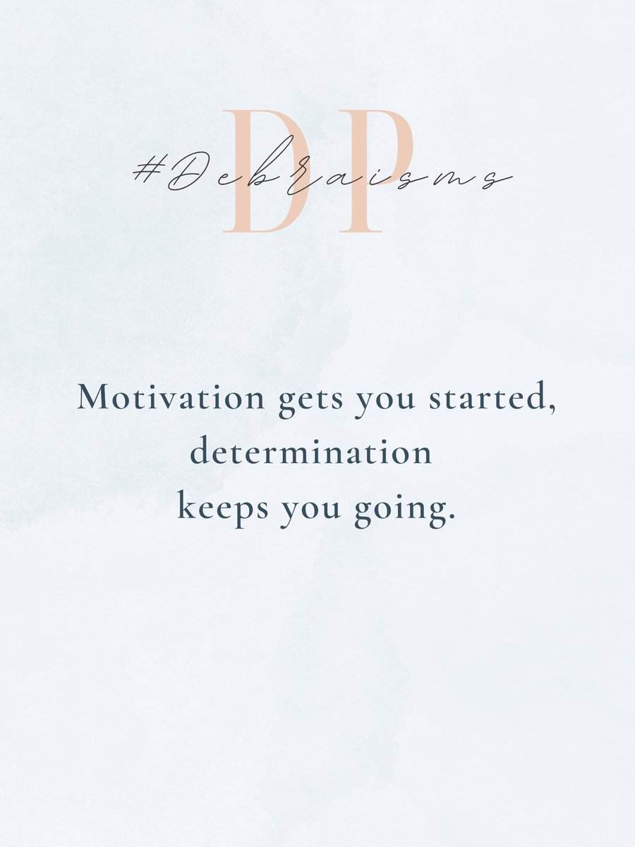 palmerdebra's tweet photo. Starting something new is important, but real progress comes from staying committed when the excitement fades. Every step forward, no matter how small, is proof that consistency and perseverance are what turn goals into achievements.
#Debraisms #KeepGoing #Perseverance https://t.co/eUvoWfSUg4