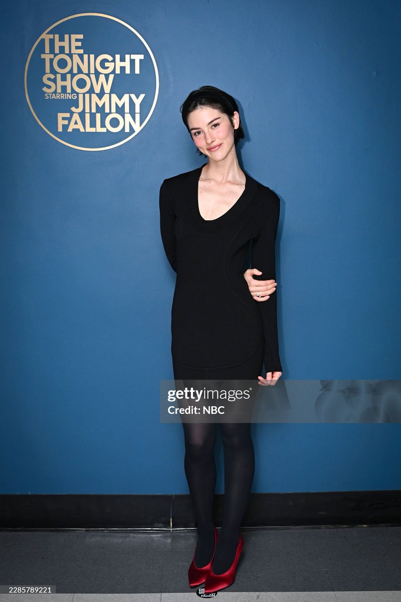 Gracie photographed tonight at the @FallonTonight ♥️ — 🔗: NBC