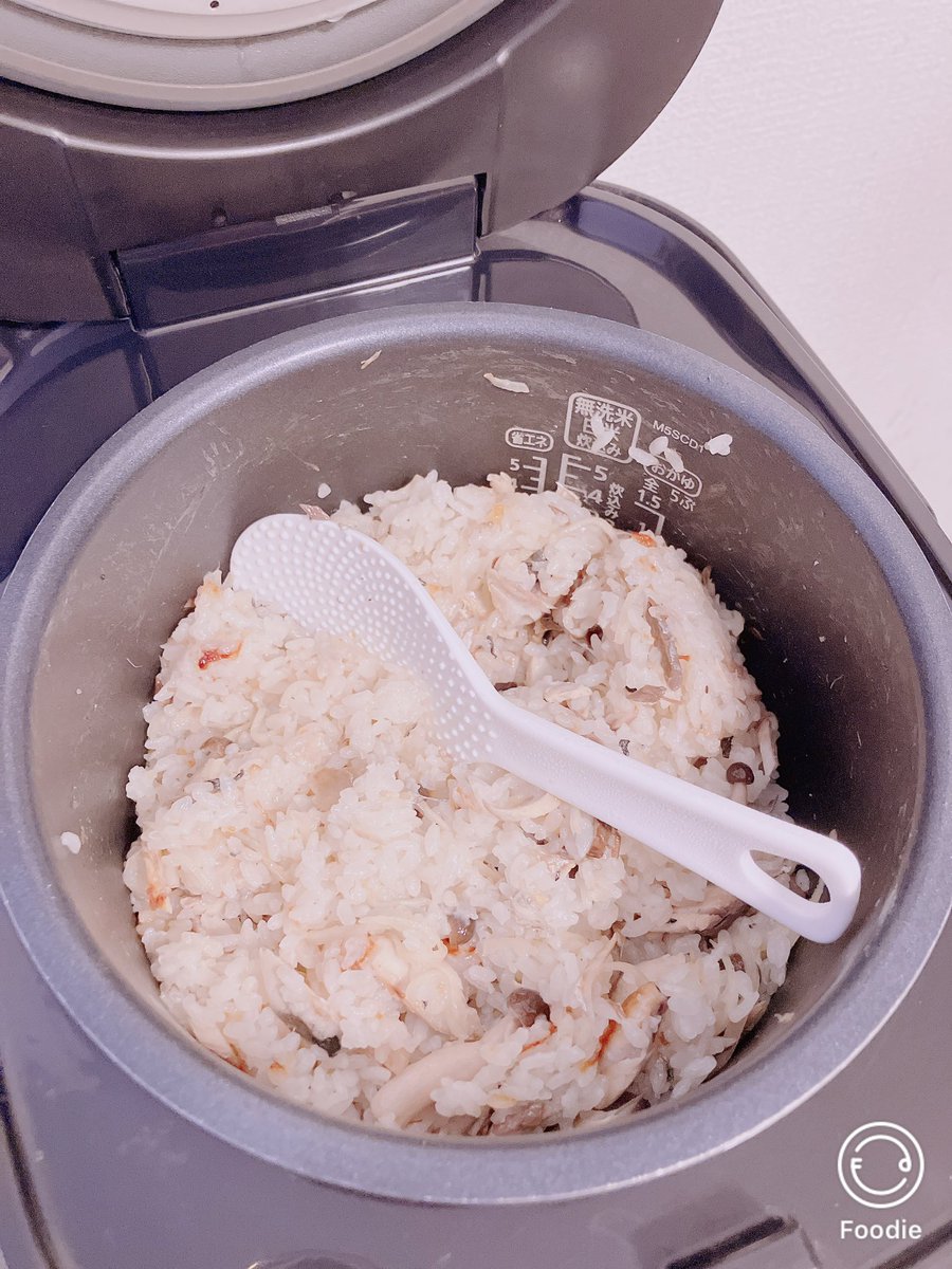 yometea_'s tweet photo. 鯖と新しょうがの炊き込みご飯最高〜🐟
鯖の脂が甘くて美味しい〜🤤
味見した瞬間、つい"うまっ"って声が漏れるくらい最高の出来ꒉ:)و ̑̑ https://t.co/ArITnkPogT