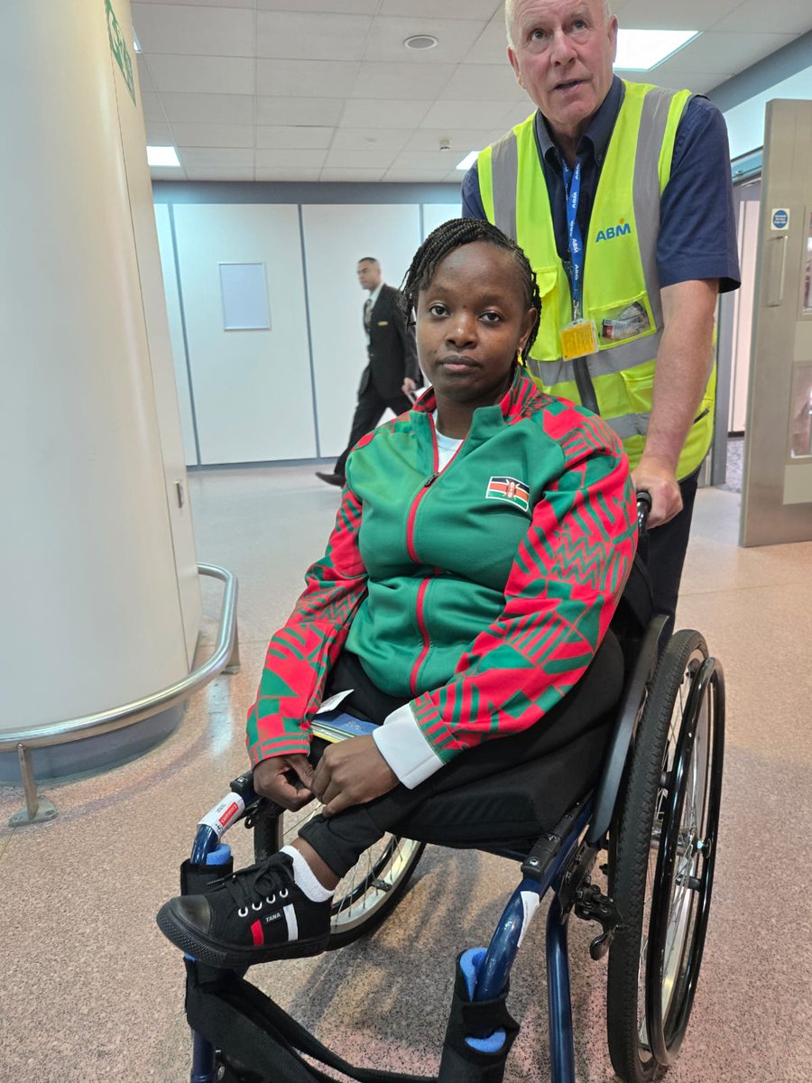 kenyapara's tweet photo. Our powerlifters have landed in Glasgow ahead of the Commonwealth Games starting July 23 to August 3 in the Scottish capital. They include the 2014 Glasgow Commonwealth Games bronze medallist Joyce Njuguna and the 2022 Birmingham Commonwealth Games bronze medallist Hellen Wawira. https://t.co/PrxGjsDc9v
