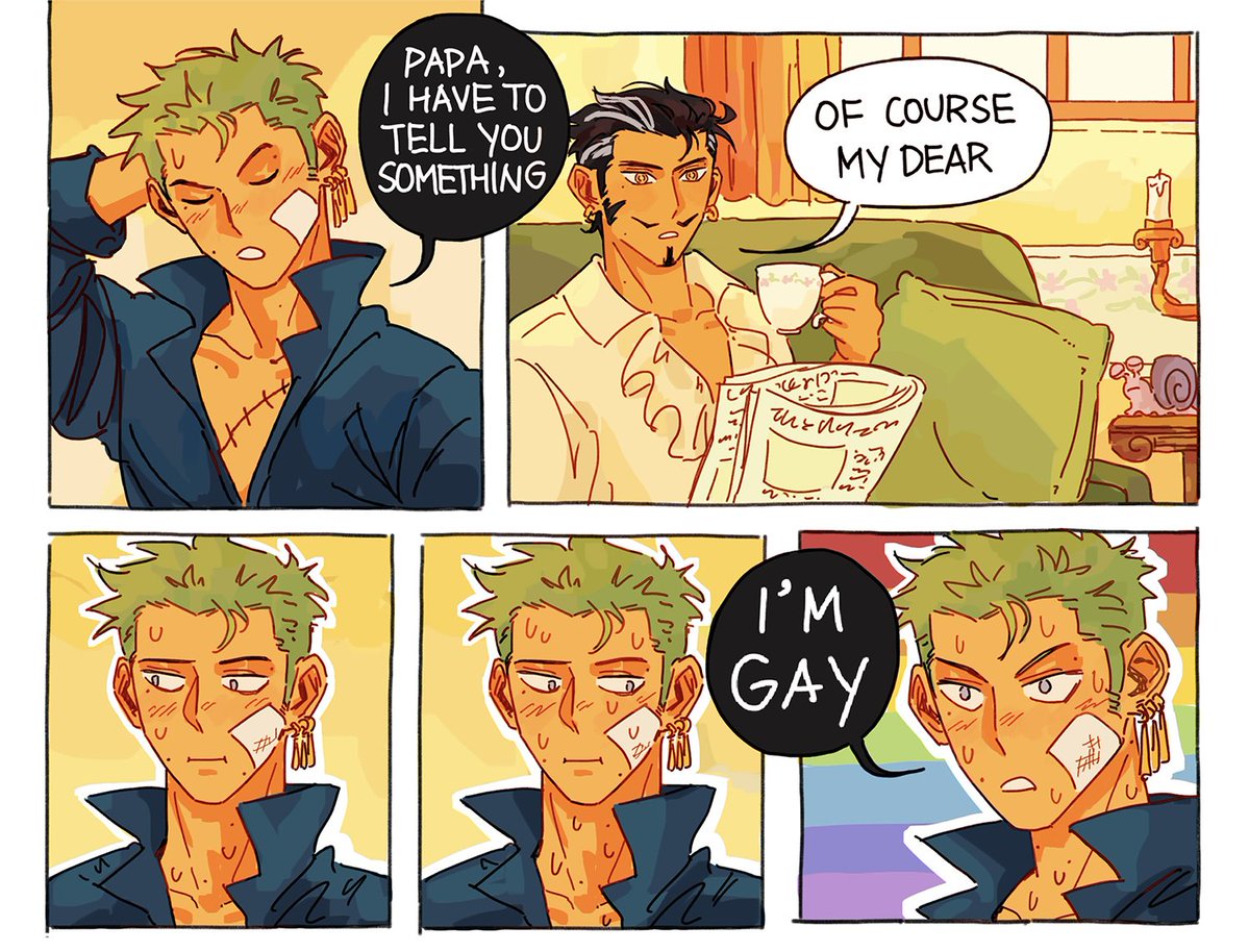 mrygyuu's tweet photo. when you try to come out to your dad but everyone already knows https://t.co/oqU9SWdCfJ