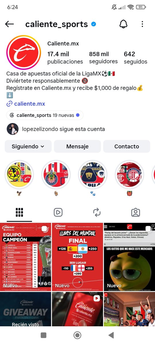 anahiag01's tweet photo. @LopezElizondo11 @Chivas @calientesports #MásAcciónMásDiversión 🔥 https://t.co/MpdBxOM29V
