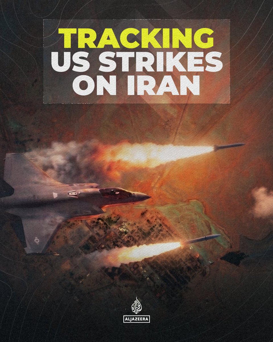 AJEnglish's tweet photo. US forces have launched hundreds of strikes on Iran in the past week. Iran’s health ministry says at least 40 people have been killed.

Al Jazeera has been tracking which sites have been targeted. https://t.co/7d1aG2dorV