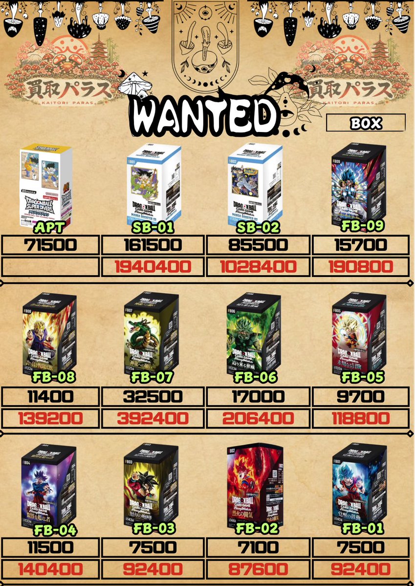 🍄本日の価格(DRAGON BALL) CROSSFORCE🍄14700 ADVANCE PACK🍄71500
