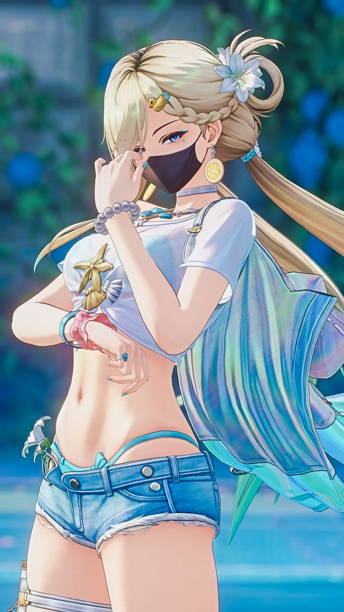 Wuwa___n's tweet photo. マスク水着リンネー👙暑そう🏖☀️

#WutheringWaves #鳴潮 #鳴潮写真部 https://t.co/GNdqHJeIUA