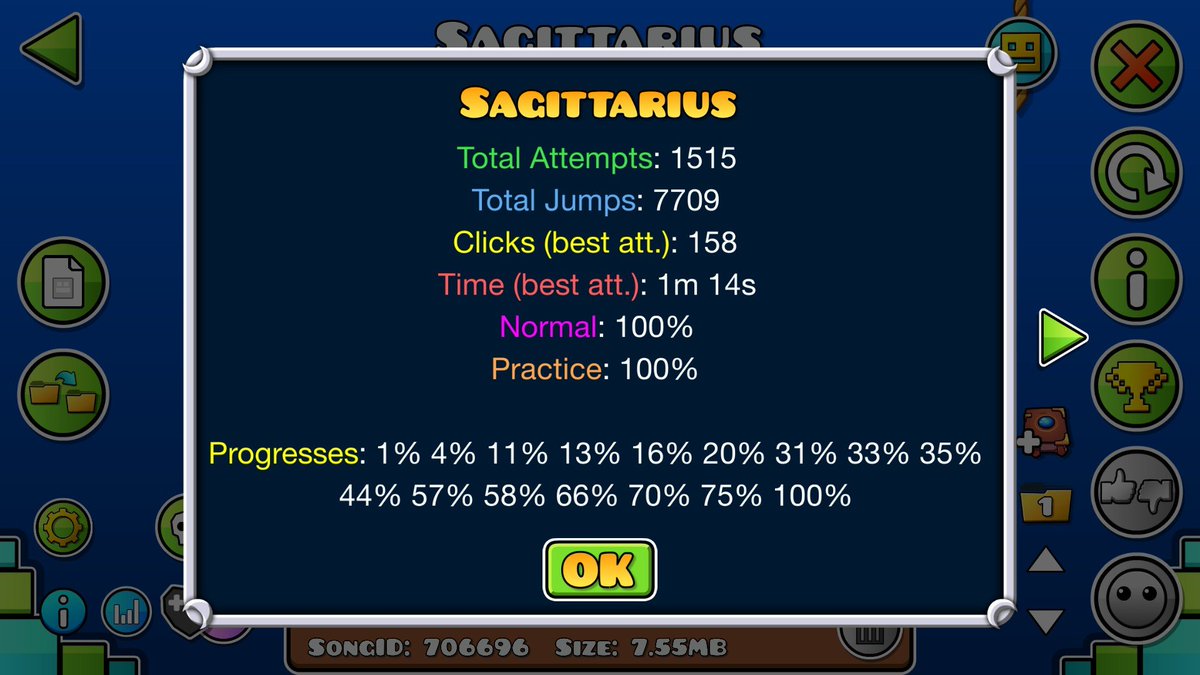 electrino52's tweet photo. I forgot to post that i just beat my 2nd insane demon ever like 5 hours ago https://t.co/1YLZOxxwnG