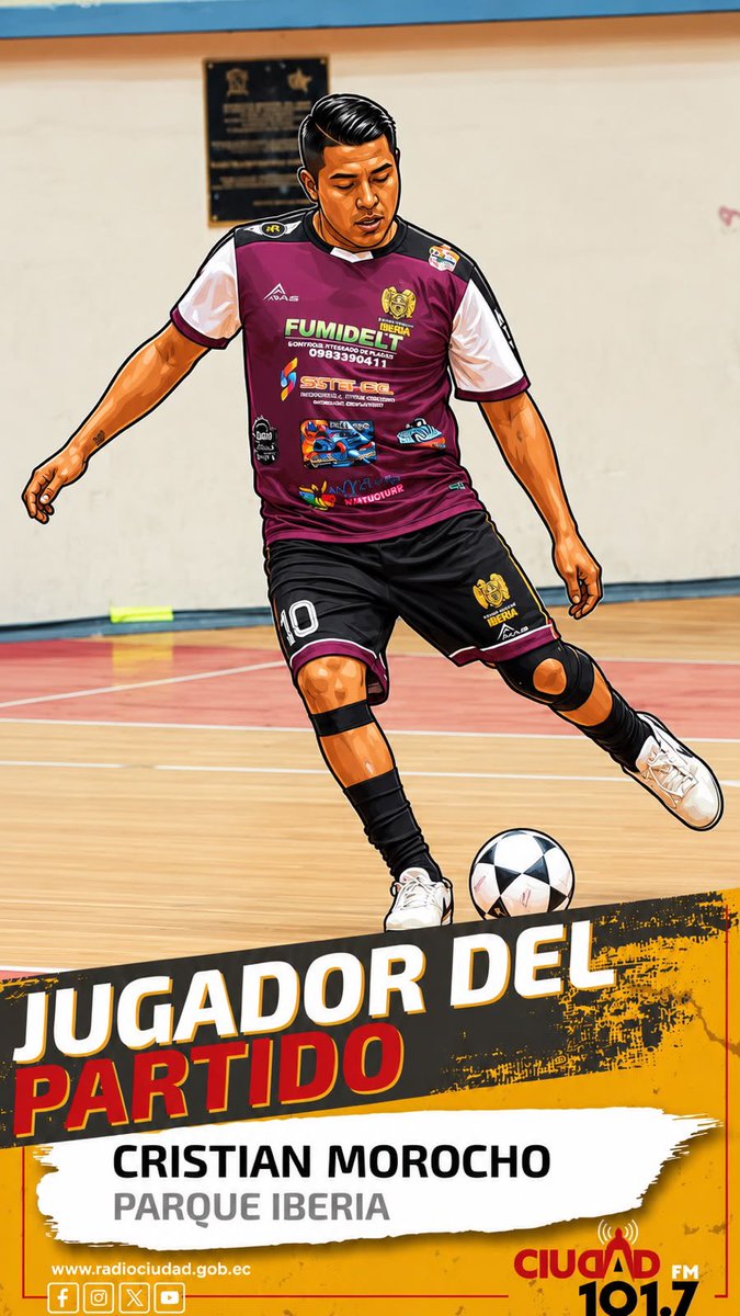 RadioCiudad1017's tweet photo. #Fecha4

#LaFigura
#MundialitoDeLosPobres2026 

Misicata 1️⃣-2️⃣ Parque Iberia 

🎨⚽ ¡Atención, atención! Ya tenemos al crack del primer partido en el Mundialito de los Pobres 2026. 😎🔥

Lo mejor del campeonato de los barrios se vive con Radio Ciudad. https://t.co/ER6uFwSMaC