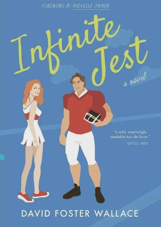 diplobrocus's tweet photo. trying to think of the funniest book cover i could possibly redesign in the new romance corporate style that hasn't already been done. these are both so good. https://t.co/4bSEfchl8A