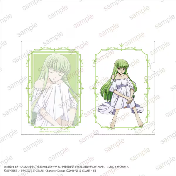 完売情報】 【コードギアス 反逆のルルーシュ】 A4クリアファイル 全3