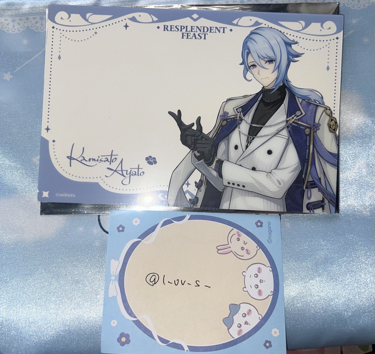 l_uv_s_'s tweet photo. @n_e_l_o_v_e 検索より失礼致します。
こちら綾人×1を所持しております。
放浪者と交換していただき��いのですが可能でしょうか？ご検討のほどよろしくお願いします。 https://t.co/gr4j6WUWiZ