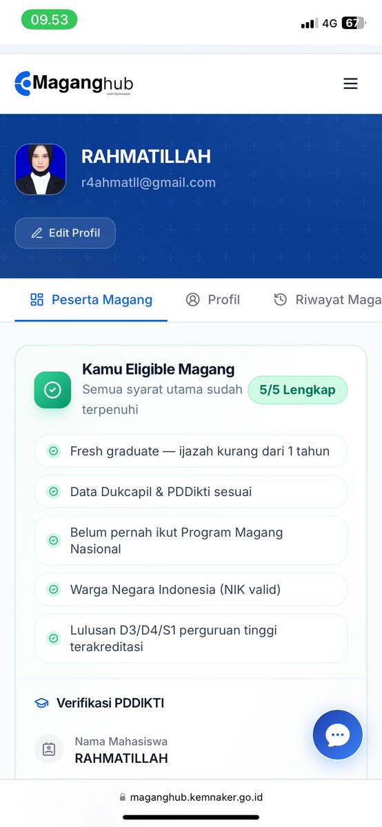 pinkamah's tweet photo. alhamdulillah udh ijo, walaupun blm bisa daftar 🤗 https://t.co/sBWUVrKYuZ