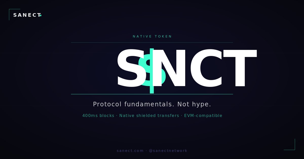 Sanect | Privacy Layer 1 tweet media