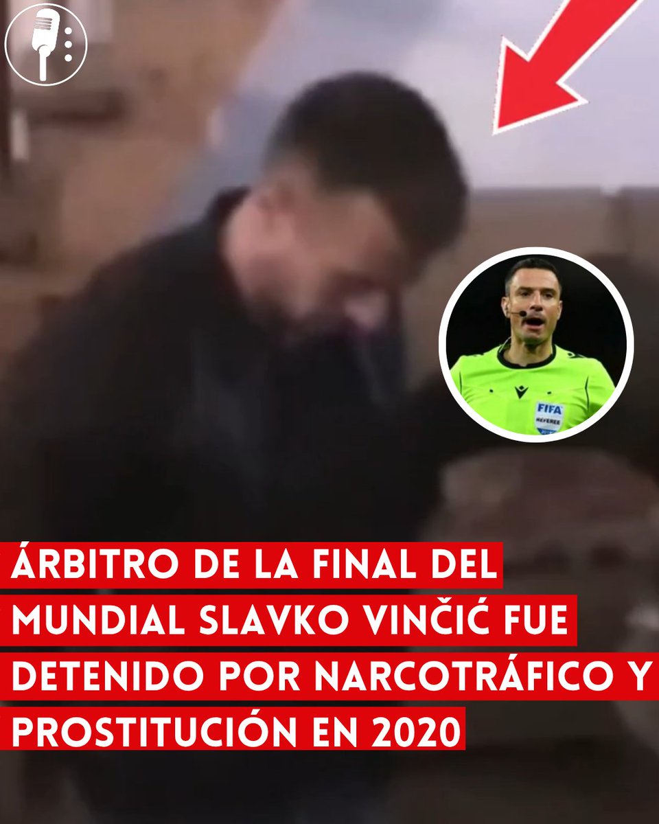 YosoyPedrero's tweet photo. 🚨OJO: ÁRBITRO DE LA FINAL DEL MUNDIAL SLAVKO VINČIĆ FUE DETENIDO POR NARCOTRÁFICO Y PROSTITUCIÓN EN 2020

El árbitro esloveno Slavko Vinčić, designado para dirigir la final del Mundial 2026, ha sido objeto de controversia luego de que resurgiera su detención en 2020 durante un operativo policial en Bosnia y Herzegovina contra una presunta red de narcotráfico y prostitución.

De acuerdo con reportes de aquel momento, Vinčić fue encontrado en una reunión donde autoridades investigaban a un grupo vinculado con delitos graves. El árbitro fue retenido junto a otras personas mientras se realizaban las indagatorias, lo que generó titulares a nivel internacional por su inesperada implicación en el caso.

Sin embargo, tanto el propio Vinčić como la UEFA aclararon posteriormente que el silbante no tenía relación con actividades ilícitas. El árbitro explicó que asistió al lugar por invitación y que quedó atrapado en el operativo sin tener conocimiento de los hechos investigados, siendo liberado sin cargos tras comprobarse su desvinculación.

Pese a ello, el episodio ha vuelto a circular en redes sociales justo antes de la final, alimentando polémicas y cuestionamientos. Hasta ahora, no existe ninguna sanción vigente en su contra, y su designación se mantiene respaldada por los organismos internacionales del fútbol.