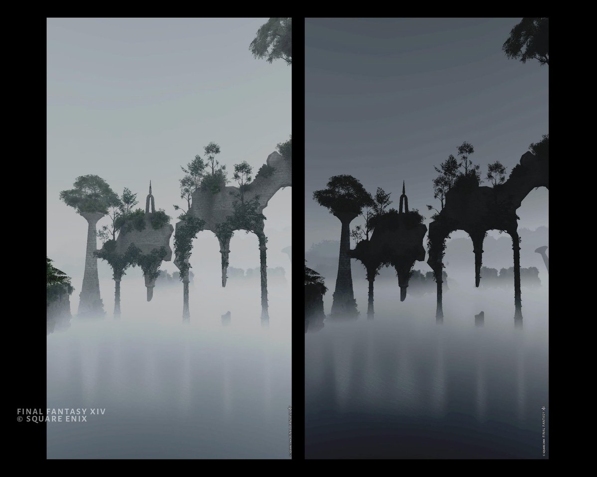 Cielbn_FF14's tweet photo. 霧の白、影の黒

#FF14風景 https://t.co/YynCYpbwt9