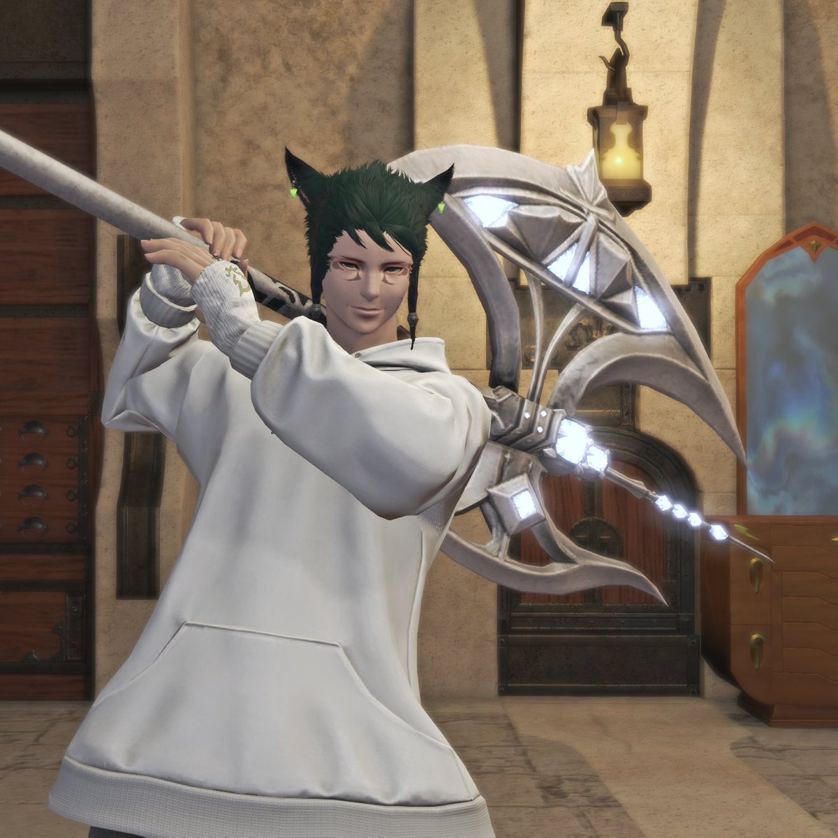 pellirai_ff14's tweet photo. 다야무기 머받을까 하다가 보석이 많아서(ㅋㅋ 전사로 받음 https://t.co/SA1VbmDCxi