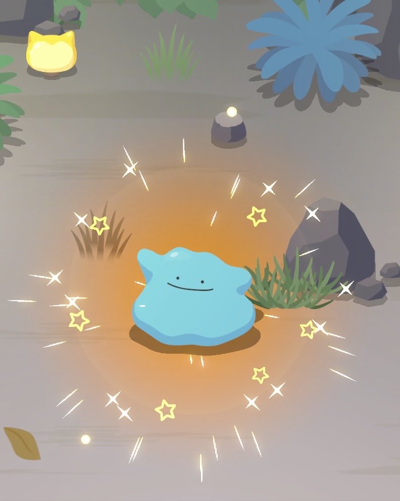 TinyTylerP's tweet photo. #ポケスリ3周年をみんなで 
ふつうのメタモンかと思ったら光った！ https://t.co/PrP2PMluSI