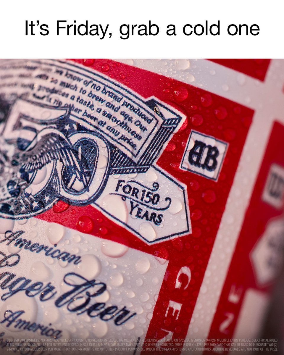 Budweiser tweet media