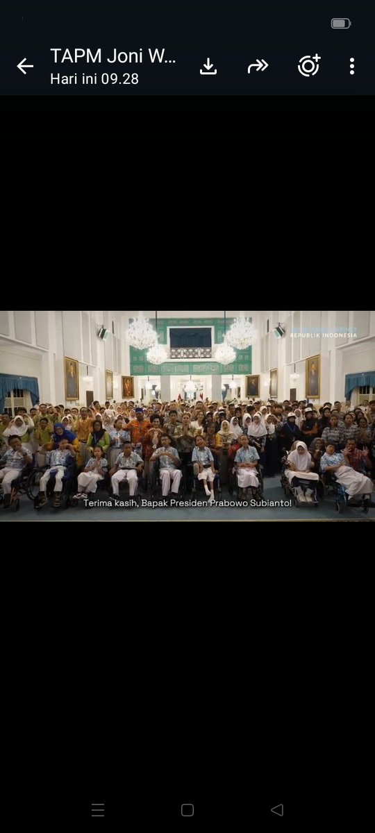ZFadhli4's tweet photo. Sebanyak 164 Siswa Institusi Disabilitas Indonesia (INDISI). 
Keterbatasan Fisik Tidak Menyurutkan Senyum dan Mimpi Besar Mereka

@YandriSusanto
@KemensetnegRI

#KementerianDesaPDT
#BPSDMKementerianDesaPDT
#BangunDesaBangunIndonesia https://t.co/bmeuzxFYFd
