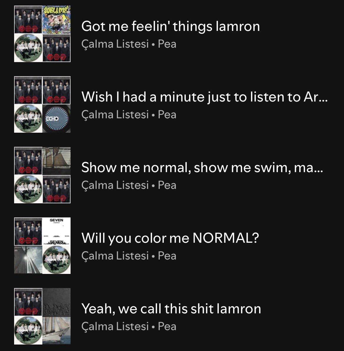 howtopavetheway's tweet photo. NORMAL &amp; SWIM + ARIRANG odaklı Spotify playlistleri:

🔗 https://t.co/F0wsr8iWKZ https://t.co/yRfiAmhfBm