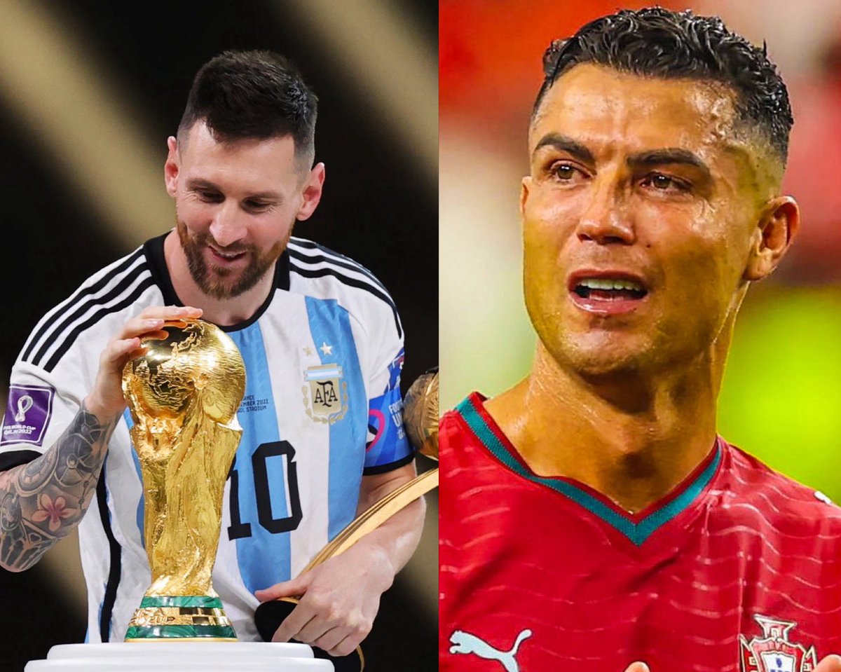 Starpeepo2's tweet photo. كريستيانو طوال مسيرته بكاس العالم
27 مباراة
6 نسخ كاس عالم مختلفة 
 13 مساهمة 

ميسي نسخة كاس العالم 2026 بعمر 39
12 مساهمة 

فهمتوا ليش شعور عدم الامان اللي عندهم وليش يتلزقون بمبابي بكل كاس عالم؟
محد يلومهم لو هذا لاعبي بتلزق بمبابي وفرنسا واصير فرنسي اكثر من مبابي بعد https://t.co/BvGAFFaDOg