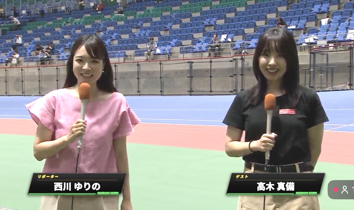 yurinon0513's tweet photo. 前橋競輪３日制GⅢ ドームスーパーナイトレース今節もバンク内リポーター担当させて頂き、ありがとうございました🌟
ゲストの皆さんと毎日楽しすぎてあっとゆうまでした✨

少しでも場内楽しそうだなぁと思ってもらえてたら嬉しいです♪ https://t.co/oBtcUykyLb