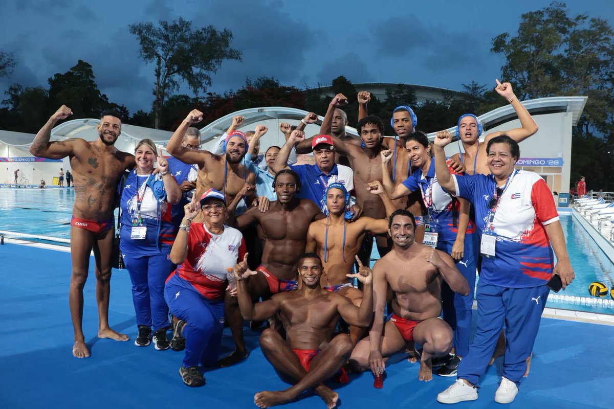 BBarleidys's tweet photo. #Cuba en los Juegos Centroamericanos y del Caribe de #SantoDomingo2026
#poloacuático (m): victoria  de 15-14 sobre Venezuela y avance a semifinales.
#DeporteCubano 
#CiegodeAvila https://t.co/hDKshd4eFv