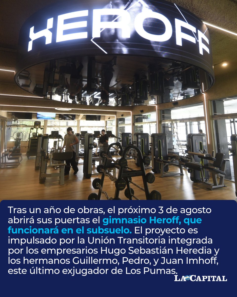 lacapital's tweet photo. 🤔🚧 EL 3 DE AGOSTO SE INAUGURA UNA PARTE DE LA RESTAURACIÓN

Ahora, el tradicional complejo comienza una nueva etapa. Tras un año de obras, el próximo 3 de agosto abrirá sus puertas el gimnasio Heroff, que funcionará en el subsuelo, mientras que el restaurante proyectado para la planta alta acaba de obtener la aprobación definitiva de su proyecto arquitectónico y se prepara para arrancar los trabajos principales, con el objetivo de inaugurar antes del verano.

→ https://t.co/YjEkaioO9q

Fotos: Leonardo Vincenti / La Capital