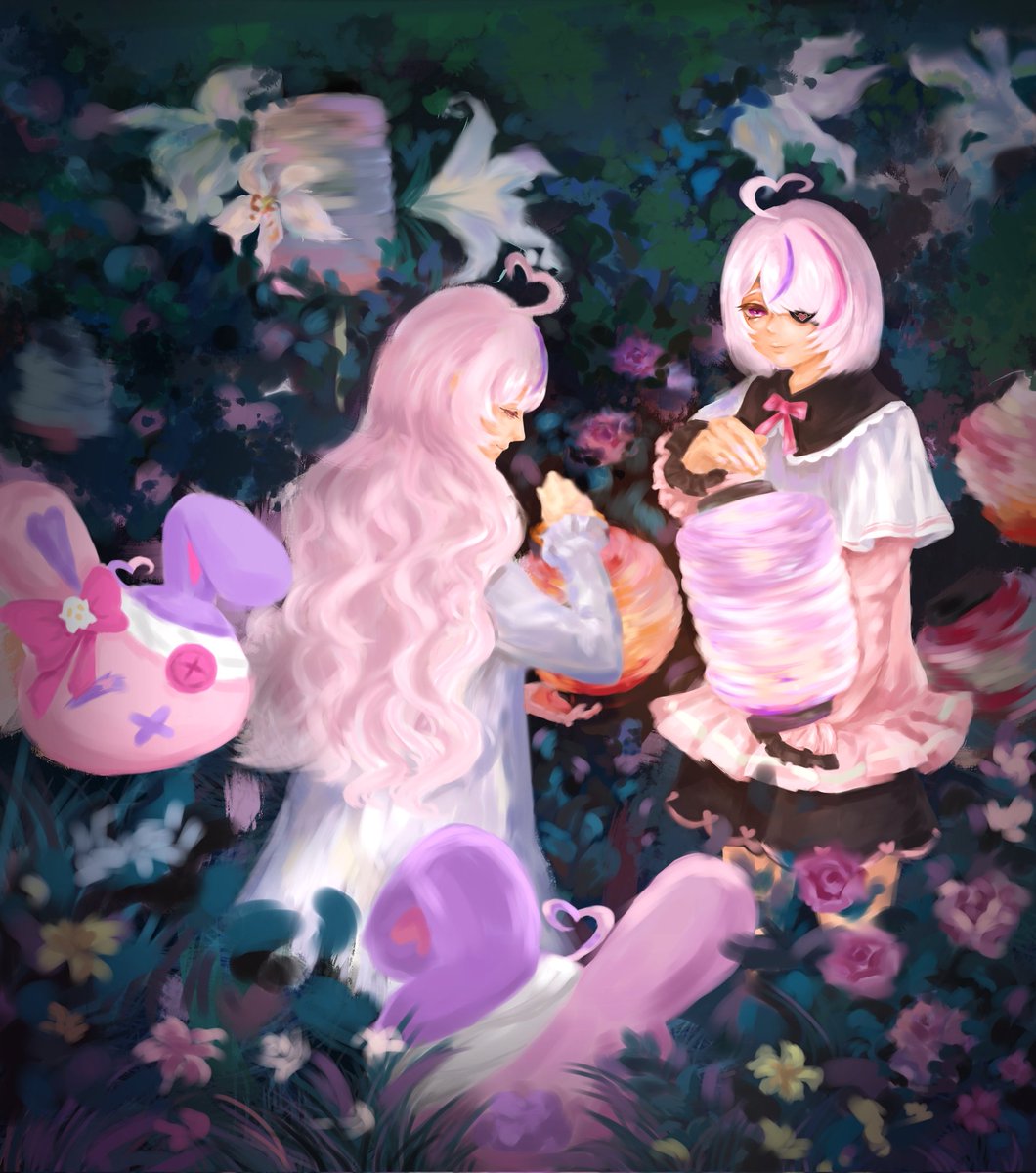 ludmumulu's tweet photo. #Mari4Anniversary #MariArtte 
🖼✨Maria Louvre Project | 4th Anniversary
Fan art recreated as tributes to classic world-famous paintings~
Happy fourth anniversary🎉Looking forward to more journeys with Marinrin in the future！💗
Tribute Artworks:＂Carnation, Lily and Rose＂ https://t.co/t9NnoMbB1I