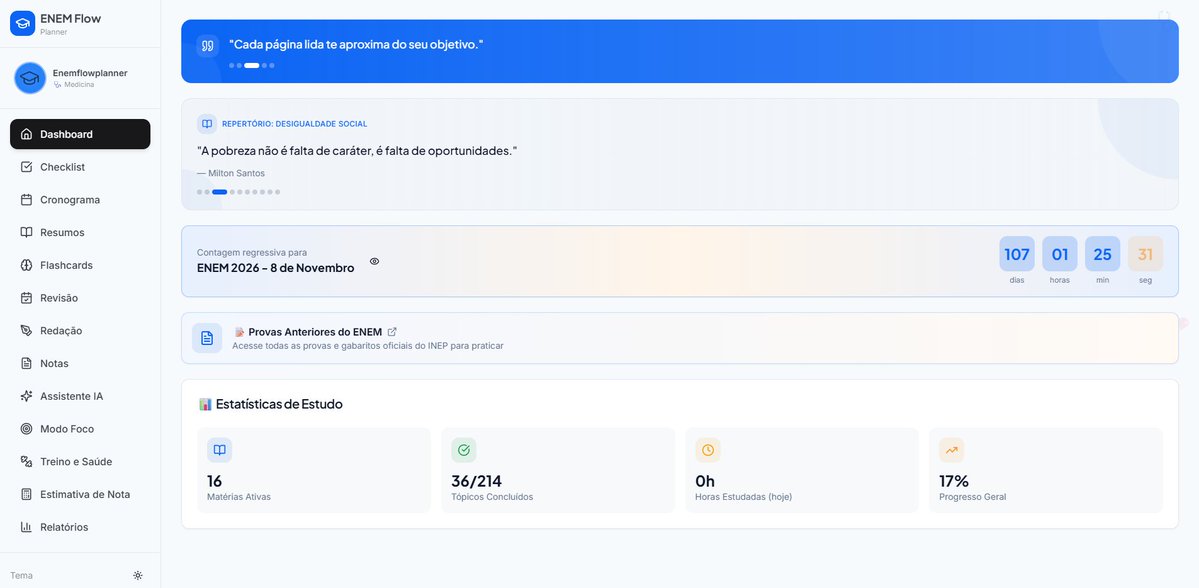 Enem Flow Planner tweet media