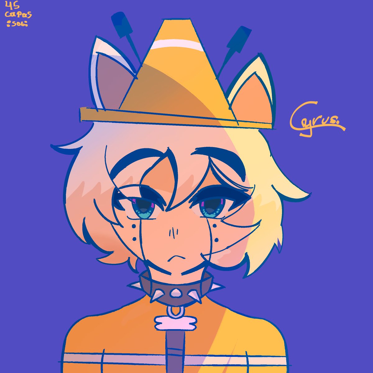 MasEl55512's tweet photo. Yesterday I was pretty bored so I decided to draw @mewhentheblud's oc I hope you like it https://t.co/EaDfnHCPuD