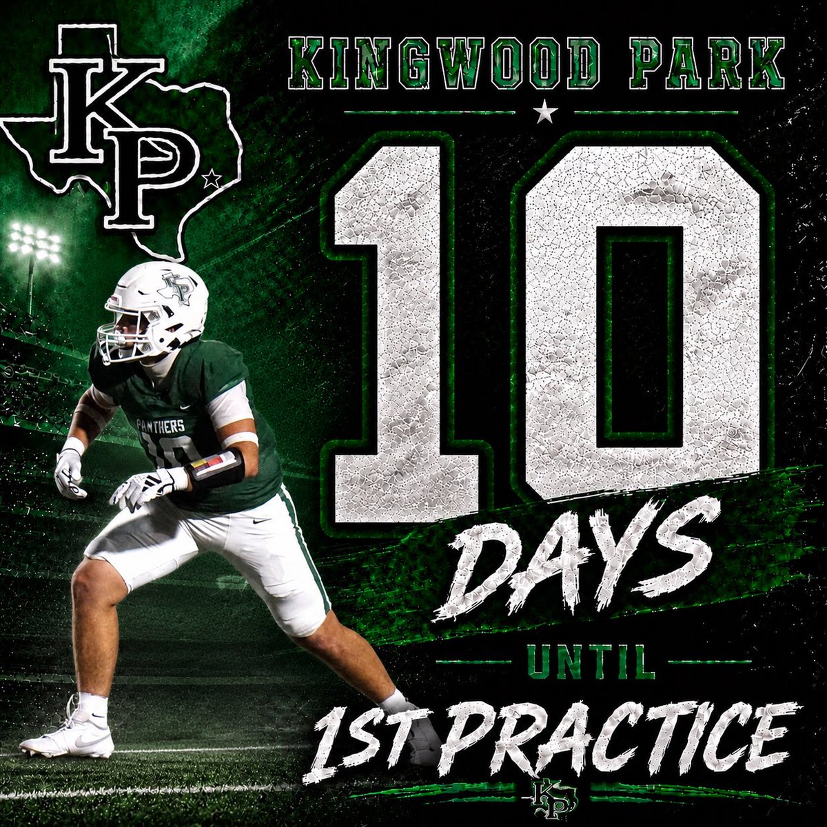 KPark_Football's tweet photo. Season loading…..
10 days till first day of practice!(Almost like Christmas morning!
#BetterTogether
#KPfamily
#BeaChampion https://t.co/mqqhGT0Yuu