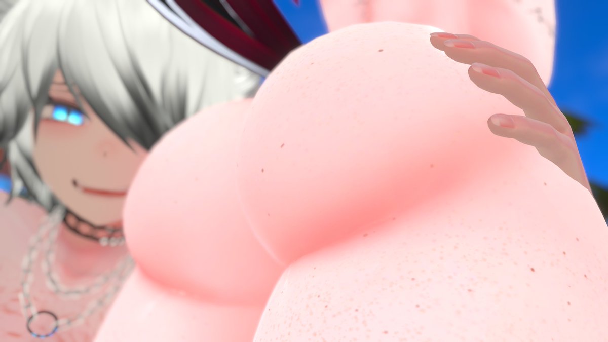 centi_vr's tweet photo. Look at how PHAT this puppy girl's butt is! If ya didn't know, this is @Kanashi_noir's big sexy ass! Just showing it off. Now if you'll excuse me...~🐾💙 https://t.co/g6fEU0BGWy