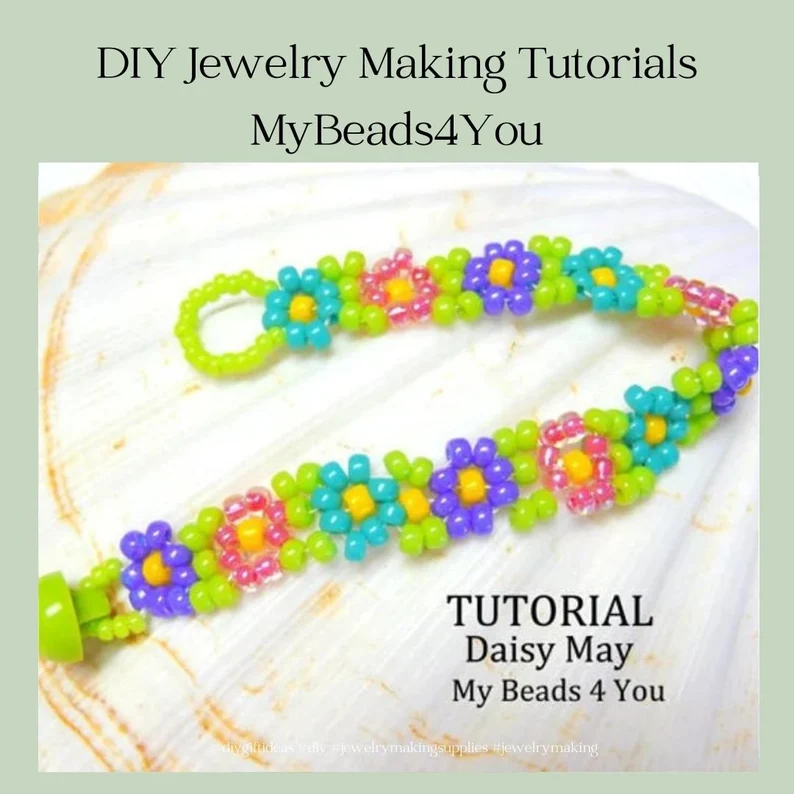 MyBeads4You_'s tweet photo. #smilett23 #diybracelet #diyjewelry #etsyshop #etsyfinds #Shopindie #CraftBizParty #daisychain #daisybracelet #beading #tutorial #beadingtutorial #etsysale #craftbuzz #etsyteamunity 
https://t.co/JqJqgmaGUX https://t.co/Y1Ej7T17i4