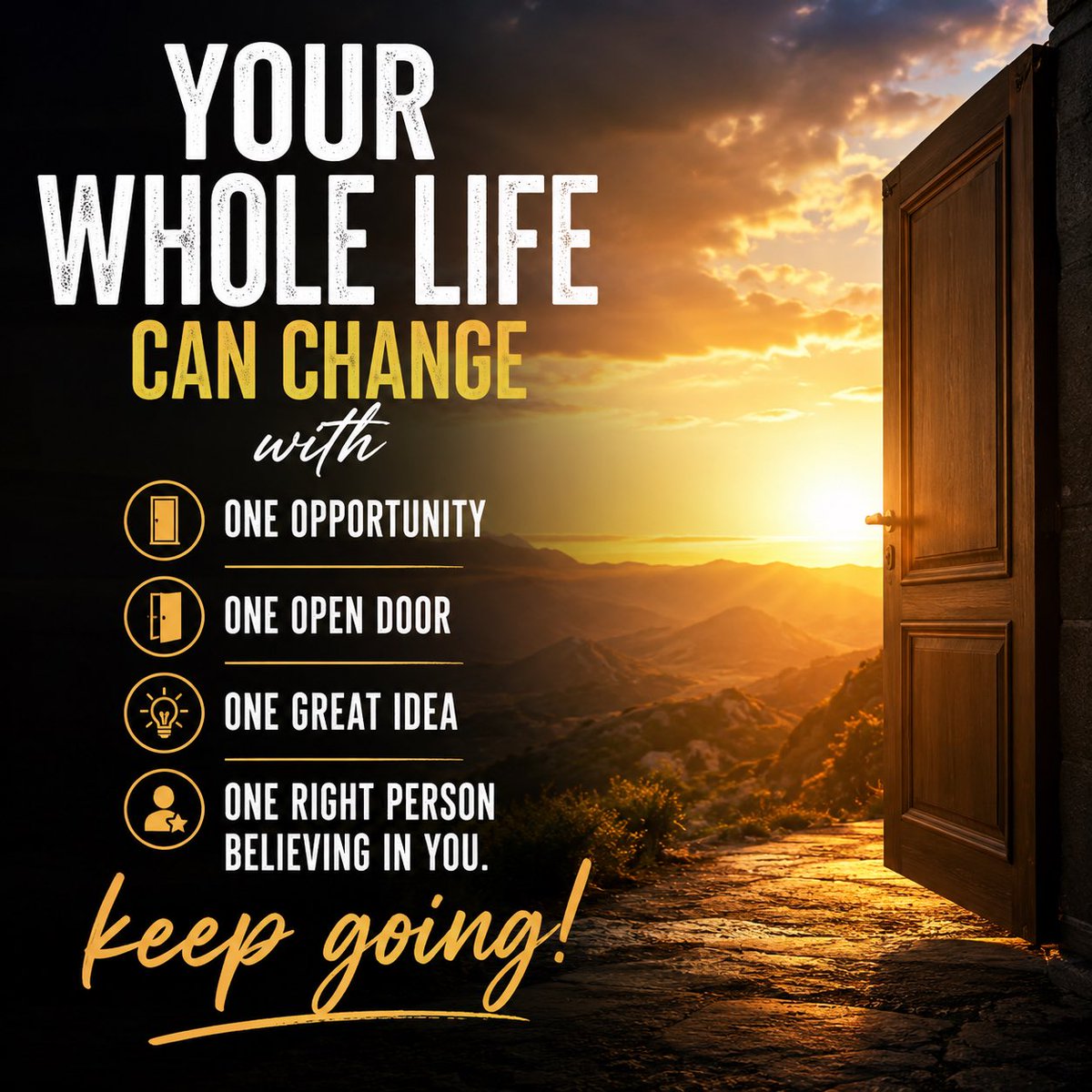 LLefty18_'s tweet photo. Sometimes we think our future depends on having everything figured out. But often… it only takes one moment. I know that’s been true in my own life. Looking back, there were moments that seemed small at the time but ended up changing the direction of everything. Keep showing up. https://t.co/Cdm3jHVpCc