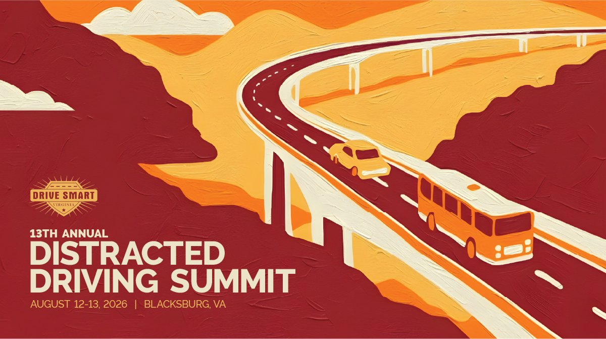 DRIVESMARTVA's tweet photo. Time is running out to register for the 13th Annual Distracted Driving Summit in Blacksburg. New this year: a drugged driving track and lunch panel! Thanks to Silver Sponsor Obvio for supporting the event. Learn more here: https://t.co/qJRRXvZWz8 https://t.co/BwjPLDlryK